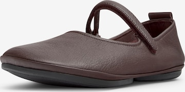 Ballerina con cinturino 'Right Nina' di CAMPER in rosso: frontale