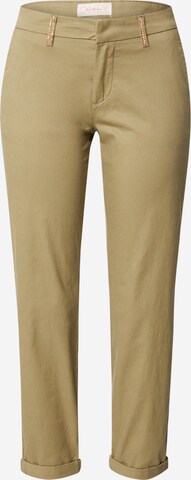 ONLY Chino kalhoty 'BIANA' – zelená: přední strana