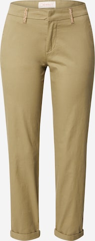 Pantalon chino 'BIANA' ONLY en vert : devant