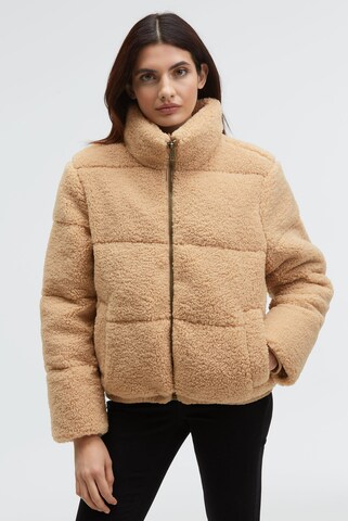 Soccx Winter Jacket in Brown: front
