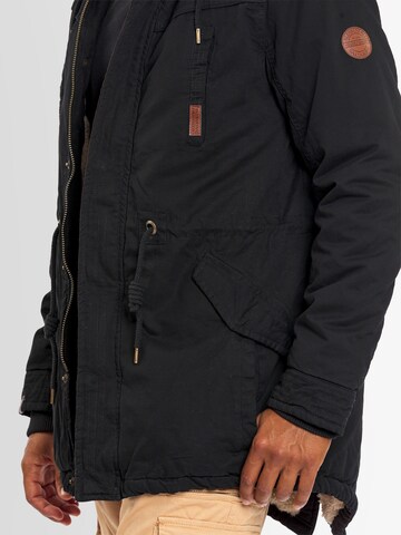 Parka d’hiver Alessandro Salvarini en noir