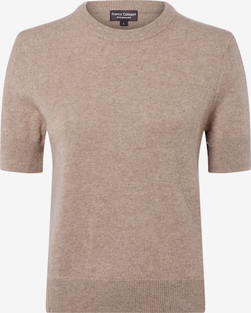 Franco Callegari Trui in Bruin: voorkant