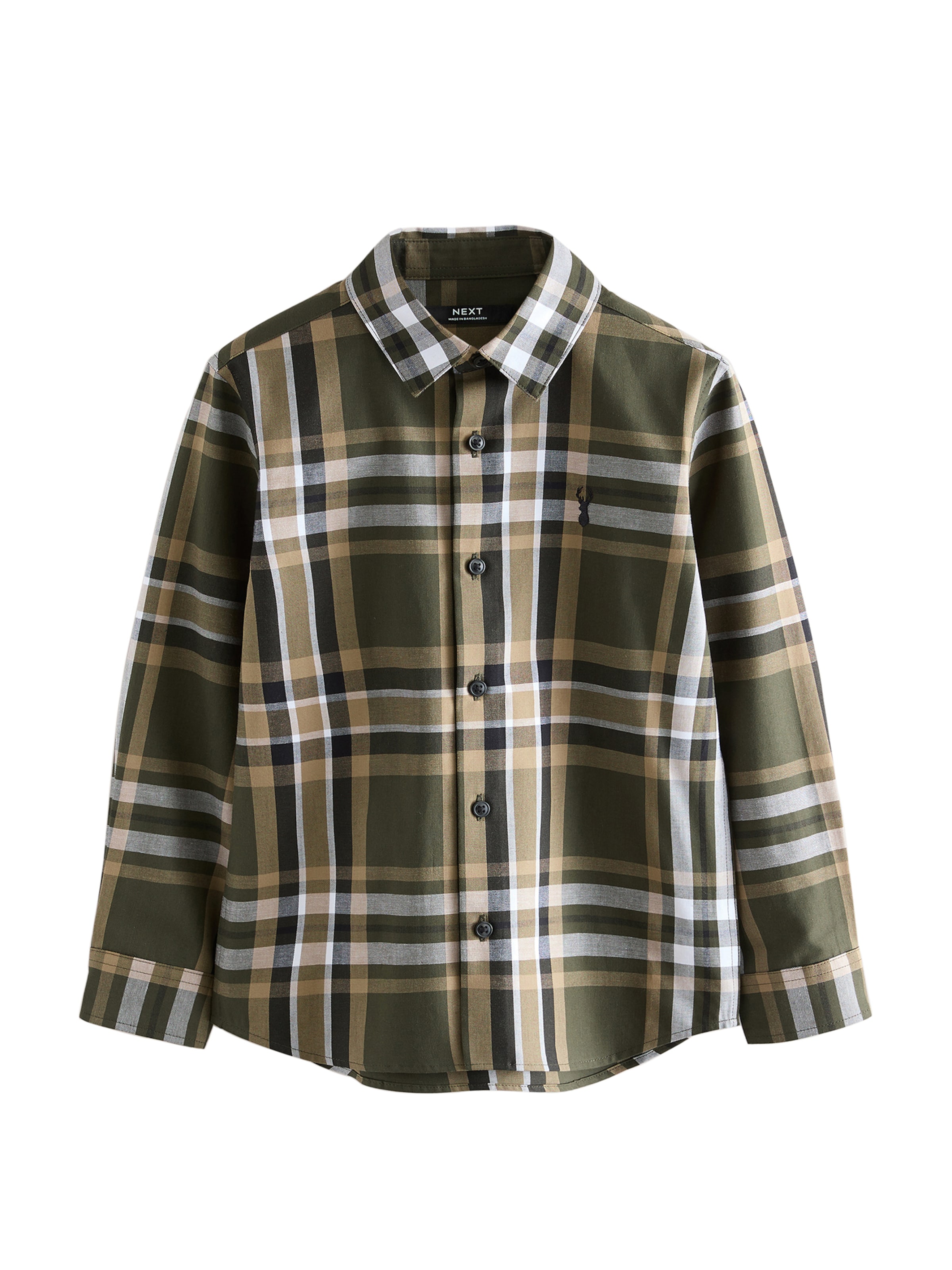 NextRegular Fit Košulja - zelena boja: prednji dio