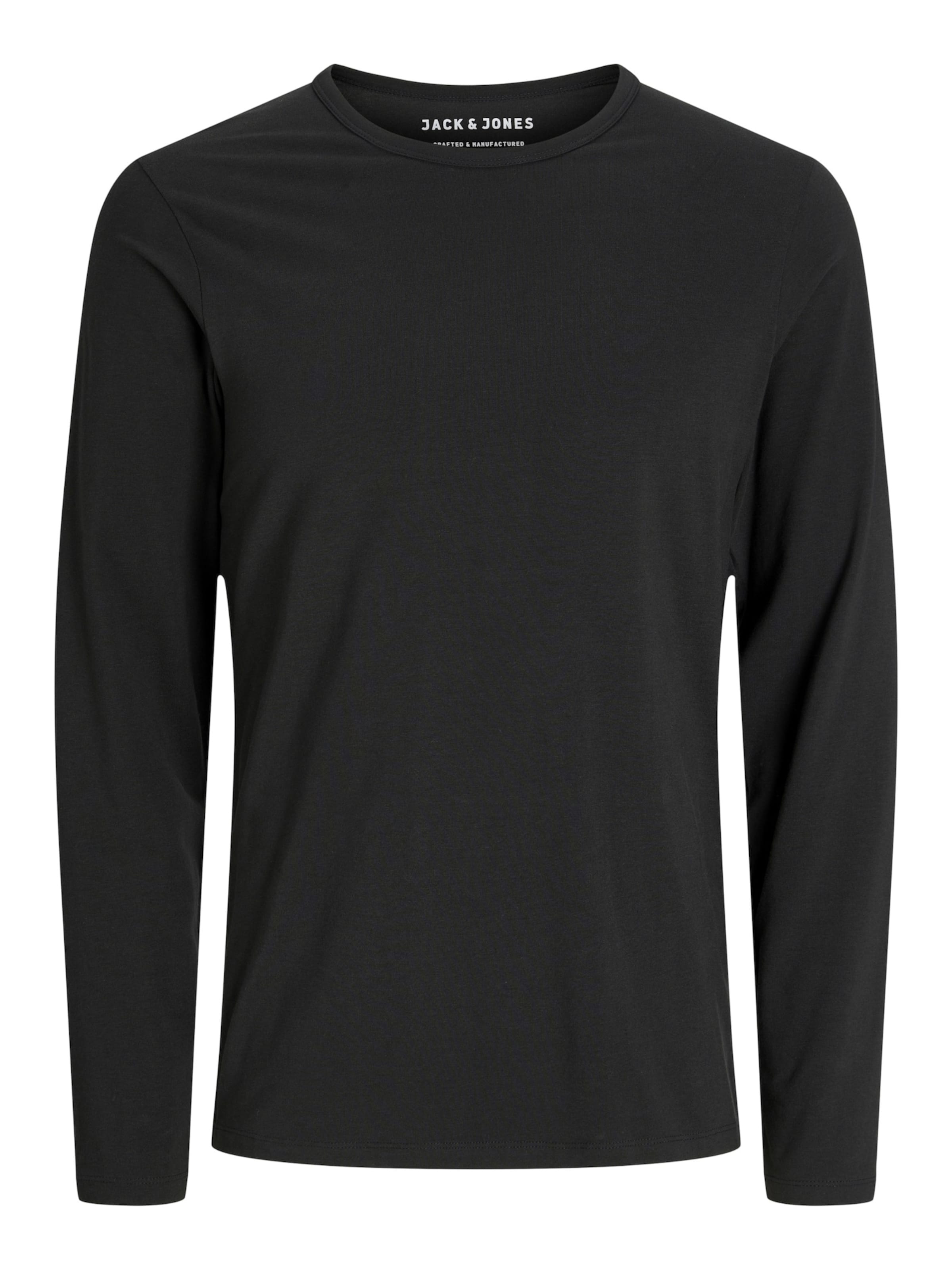JACK & JONES Majica | črna barva: sprednja stran