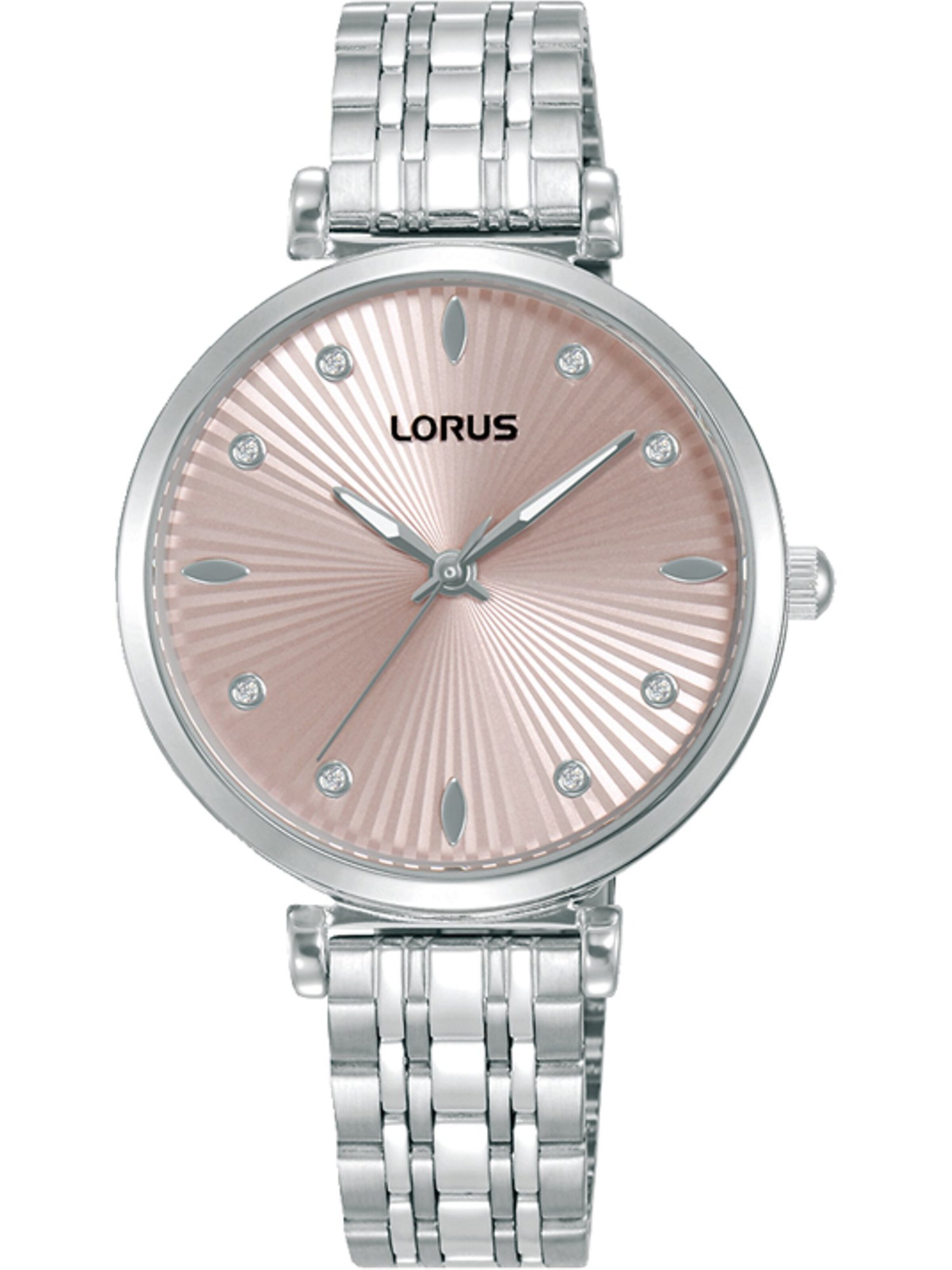 LORUS Analoguhr in Pink: Vorderseite