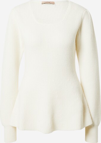 Twinset Sweater in White: front