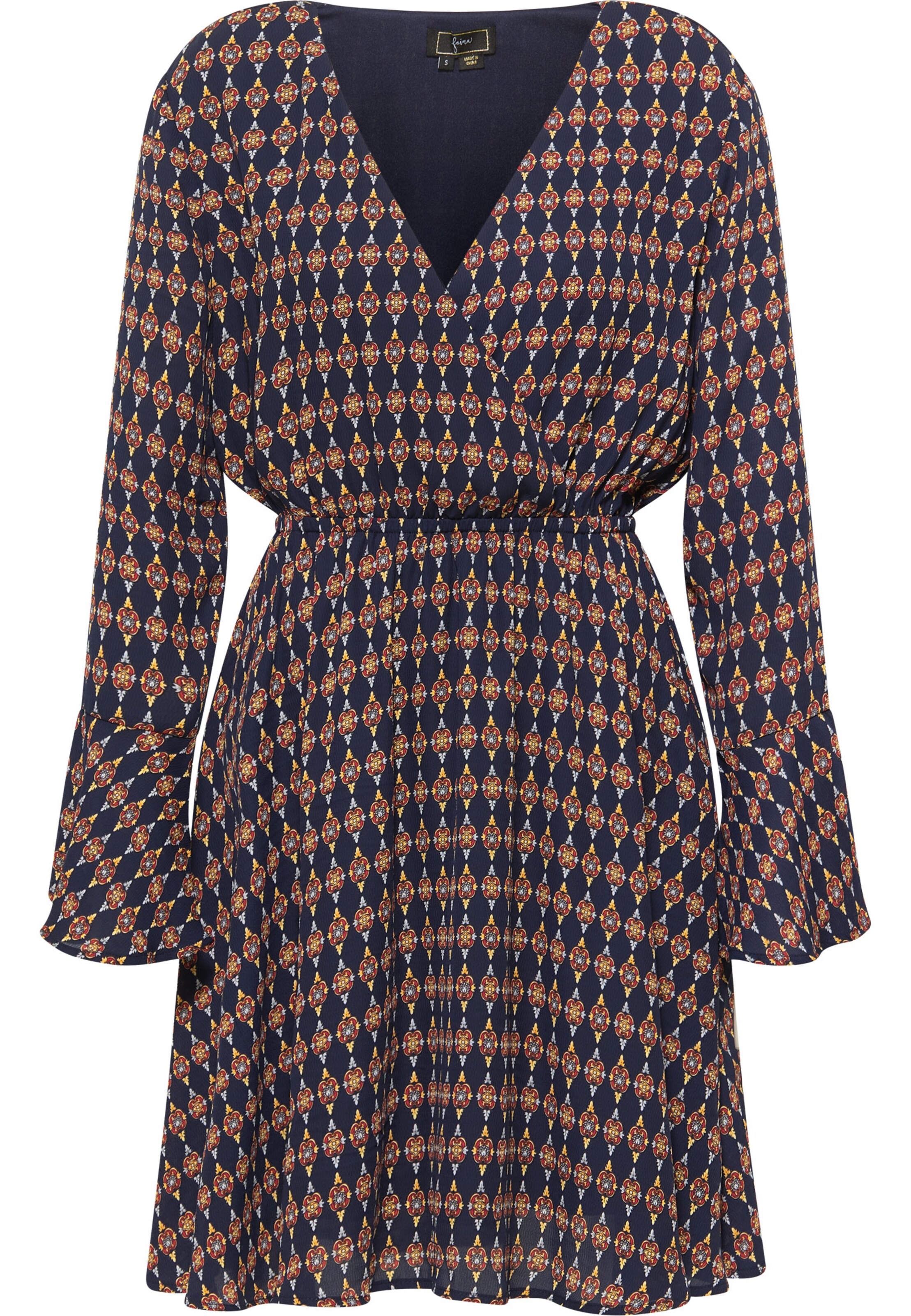 zils faina Kleita: no priekšpuses