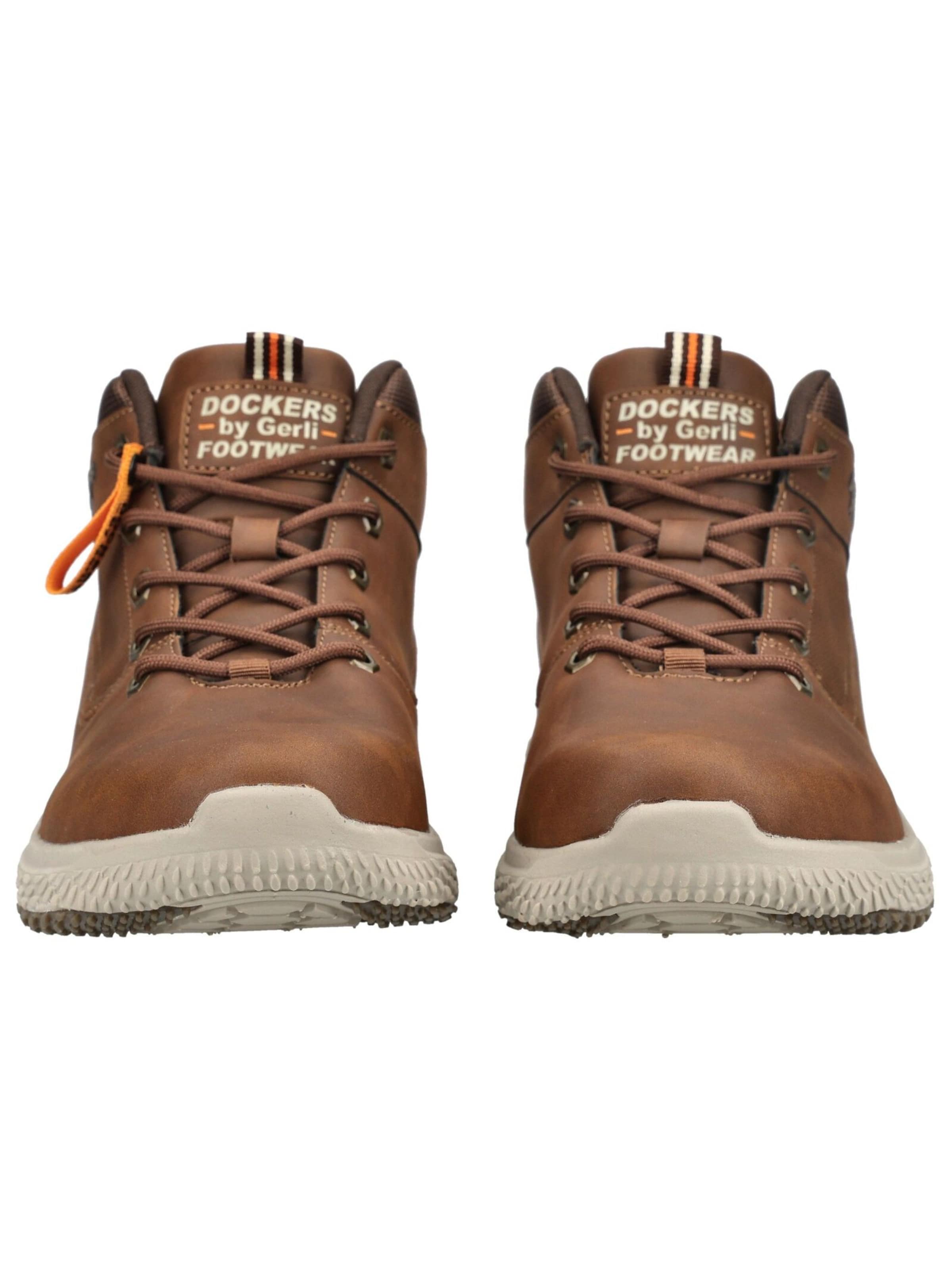 Bottines à lacets Dockers by Gerli en marron