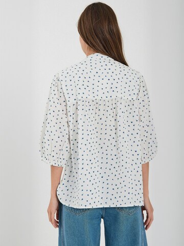 NORR Shirt ' NO ' in Blauw