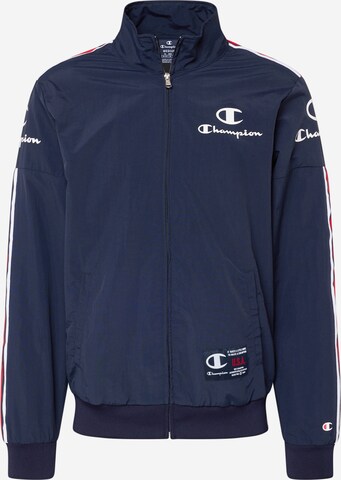 Champion Authentic Athletic Apparel Overgangsjakke i blå: forside