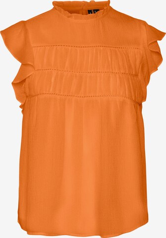 Camicia da donna 'Sara' di VERO MODA in arancione: frontale