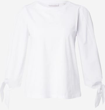 Rich & Royal Blouse in White: front