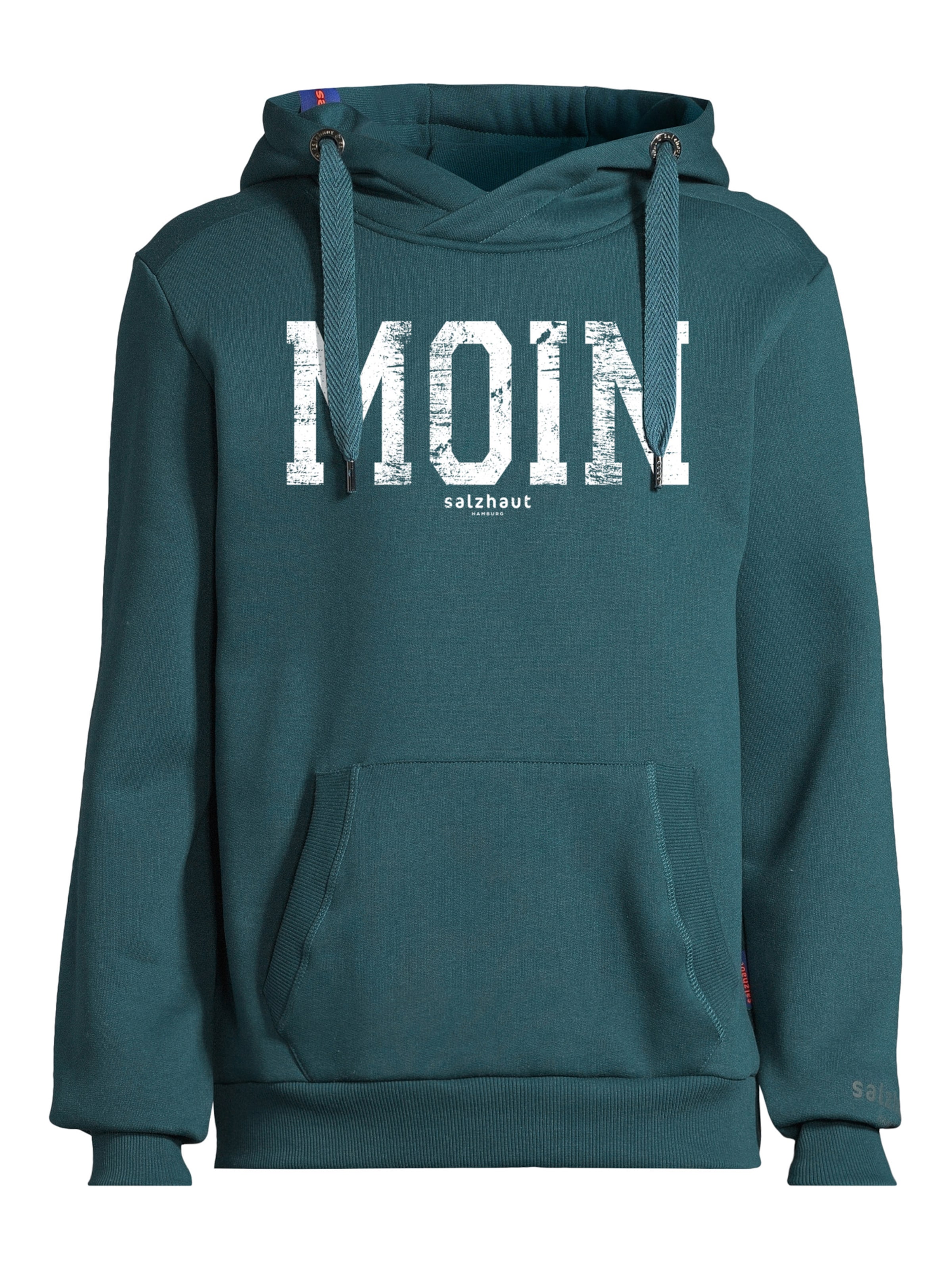 salzhaut Sweatshirt 'HEFF - MOIN' in Groen: voorkant