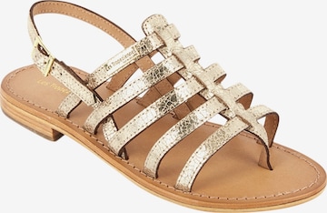 Les Tropéziennes Sandale in Gold: Vorderseite