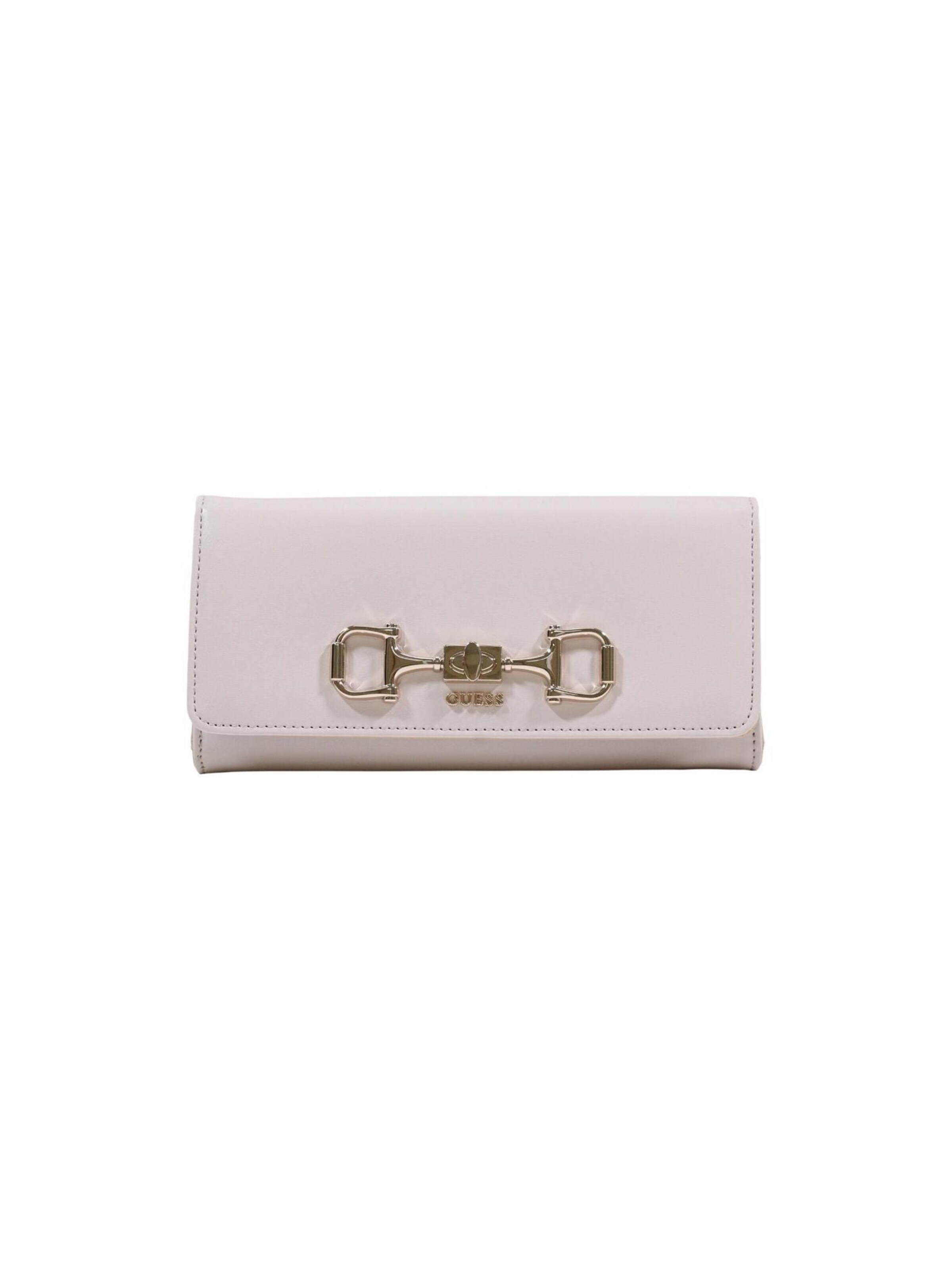 Portamonete 'JANIE SLG FLAP ORGANIZER SWVG99 10155' di GUESS in rosa: frontale