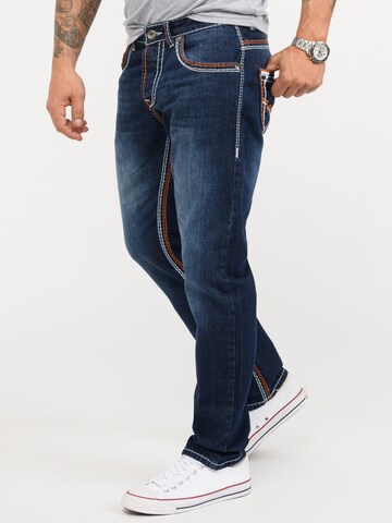 Rock Creek Regular Jeans in Blau