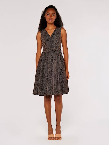 Robe de cocktail Apricot en marron
