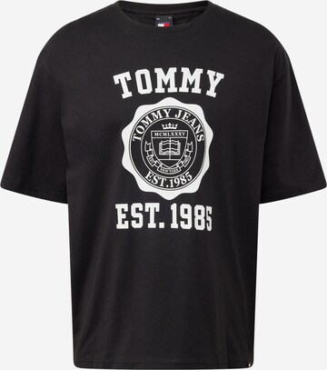 Tommy Jeans - Camiseta en negro: frente