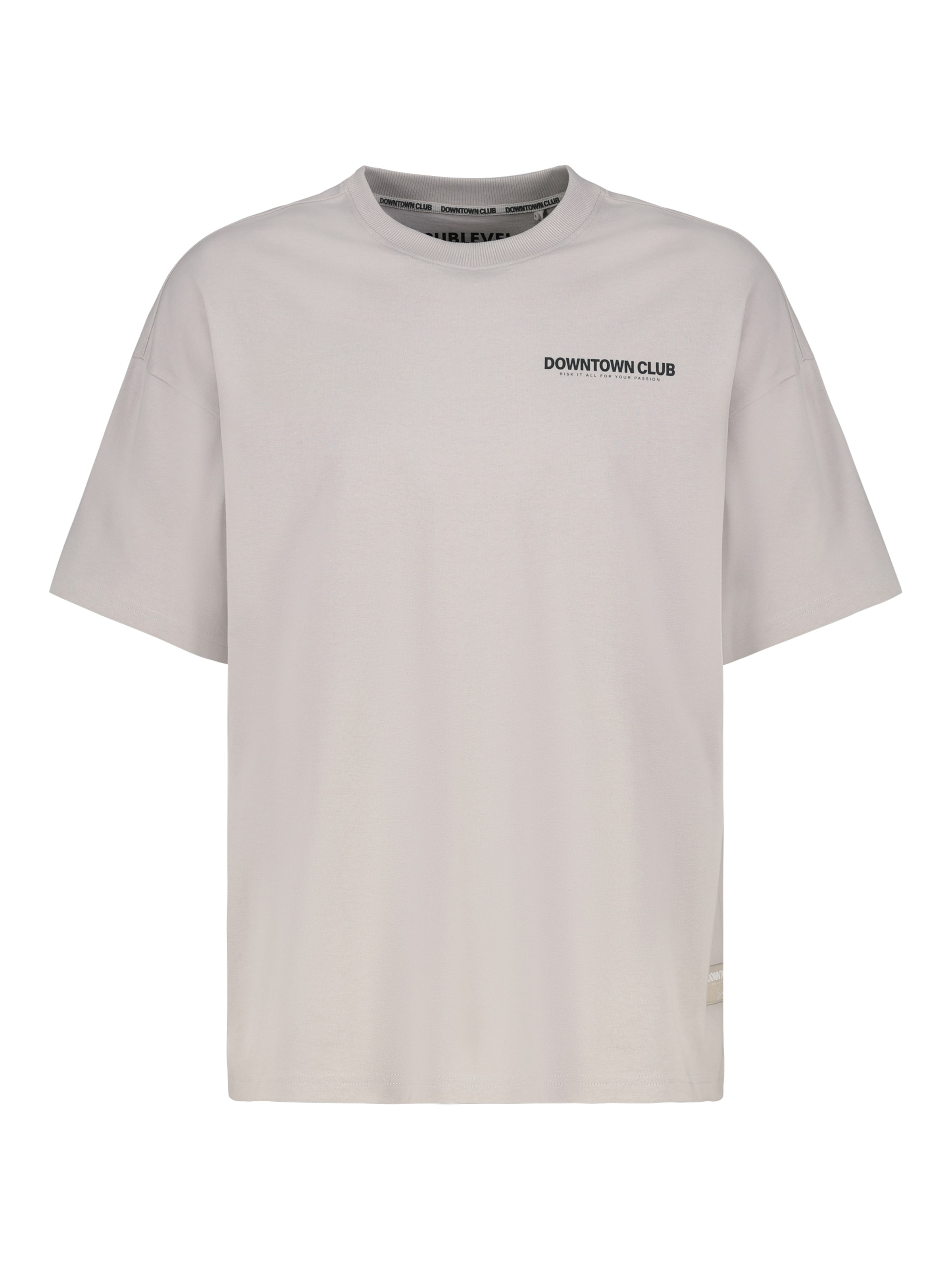 Sublevel T-Shirt 'Club' in Beige: Vorderseite