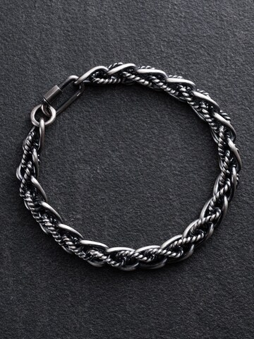 REYTEL Armband 'SPIKE'‌‌‌‌‌‌‌‌ in Silber: Vorderseite