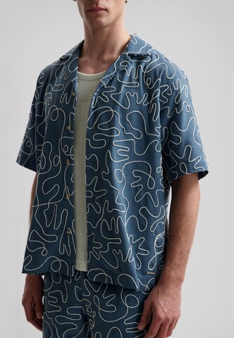 Dstrezzed Comfort fit Overhemd 'Leo' in Blauw