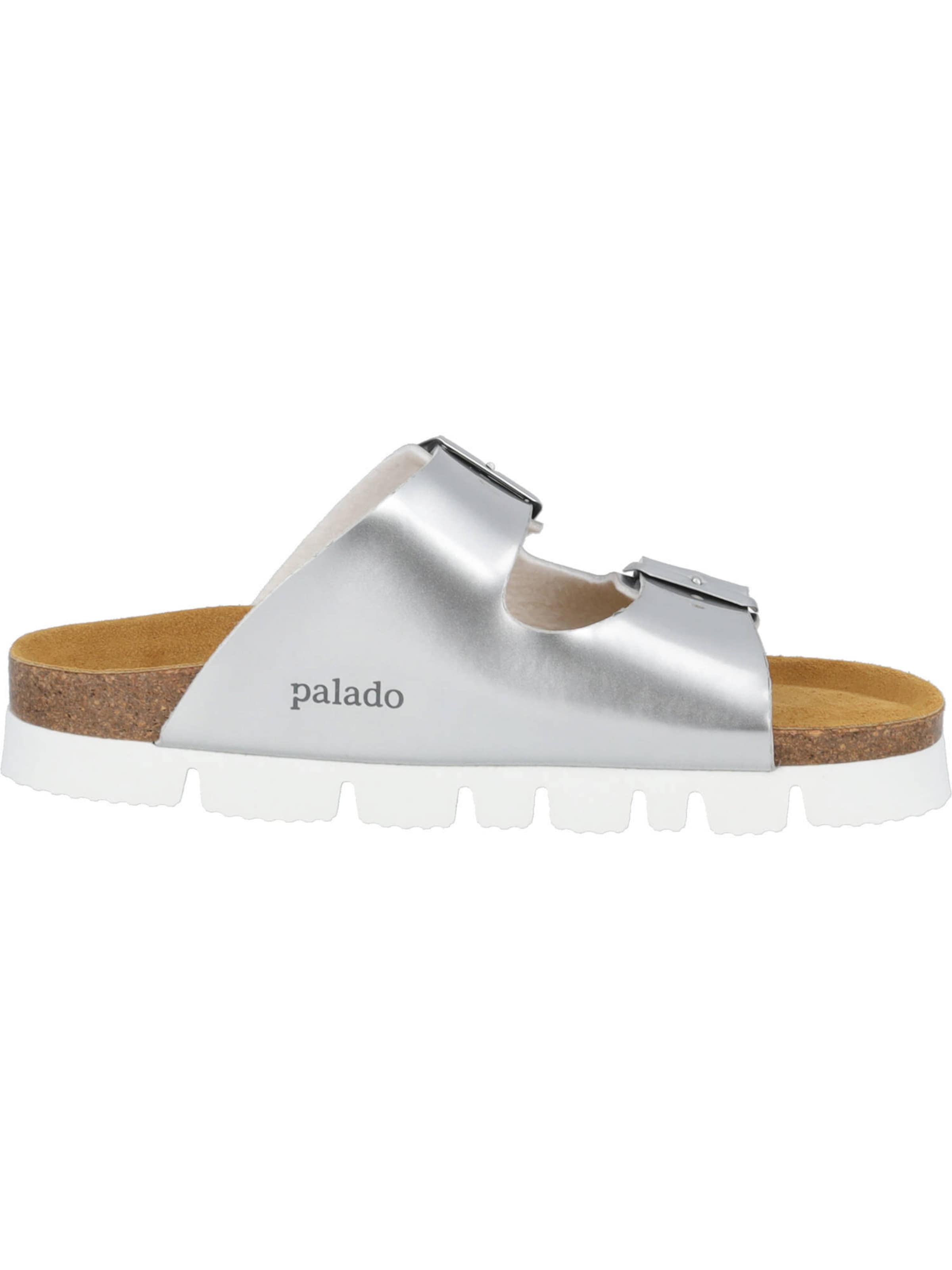 Palado Mule 'Korfu PL Lack' in Silver