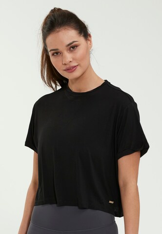 Athlecia Performance Shirt 'Flonia' in Black: front