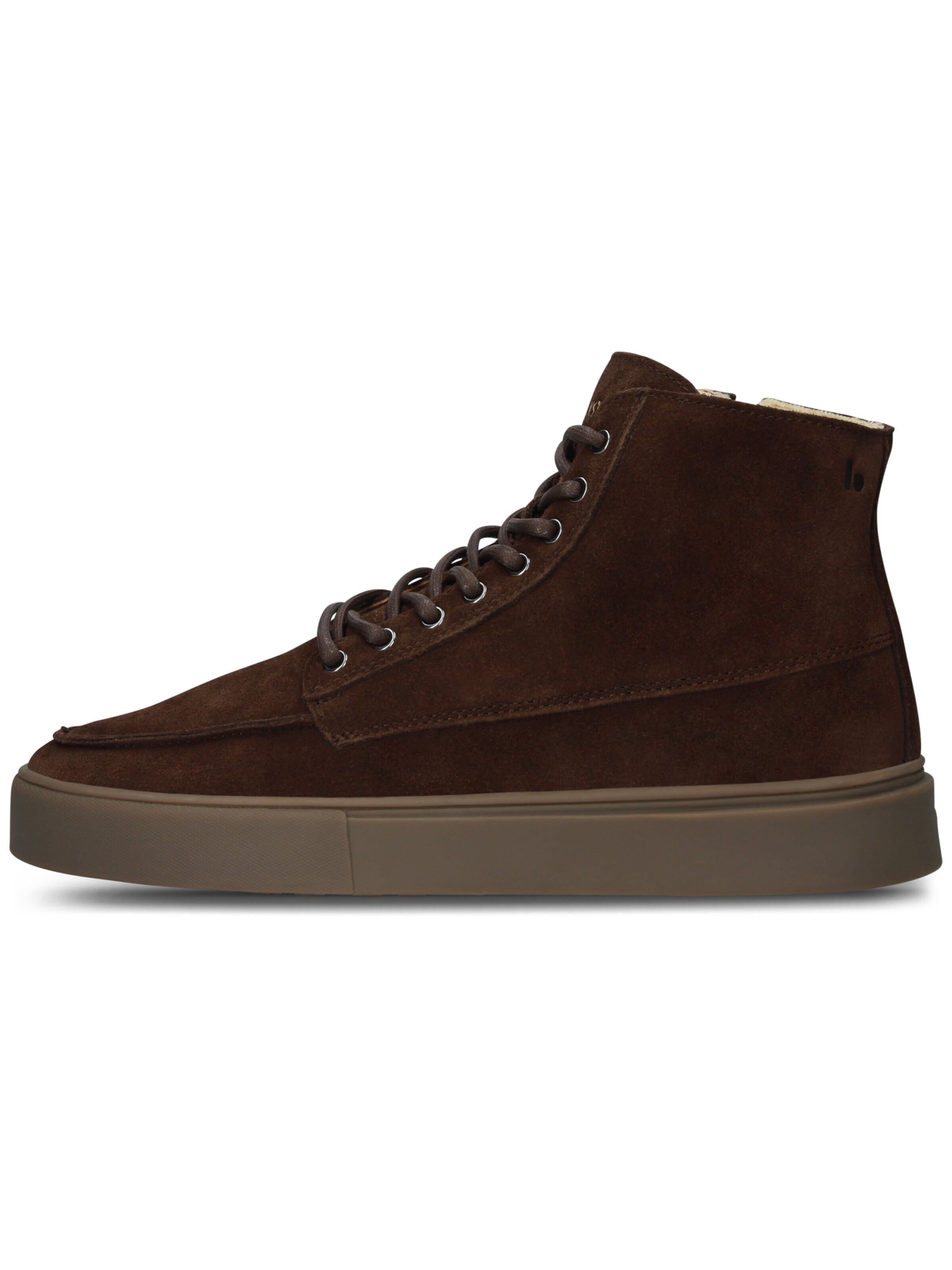 BLACKSTONE Hög sneaker 'RUBY EERO - ZIPPER' i brun