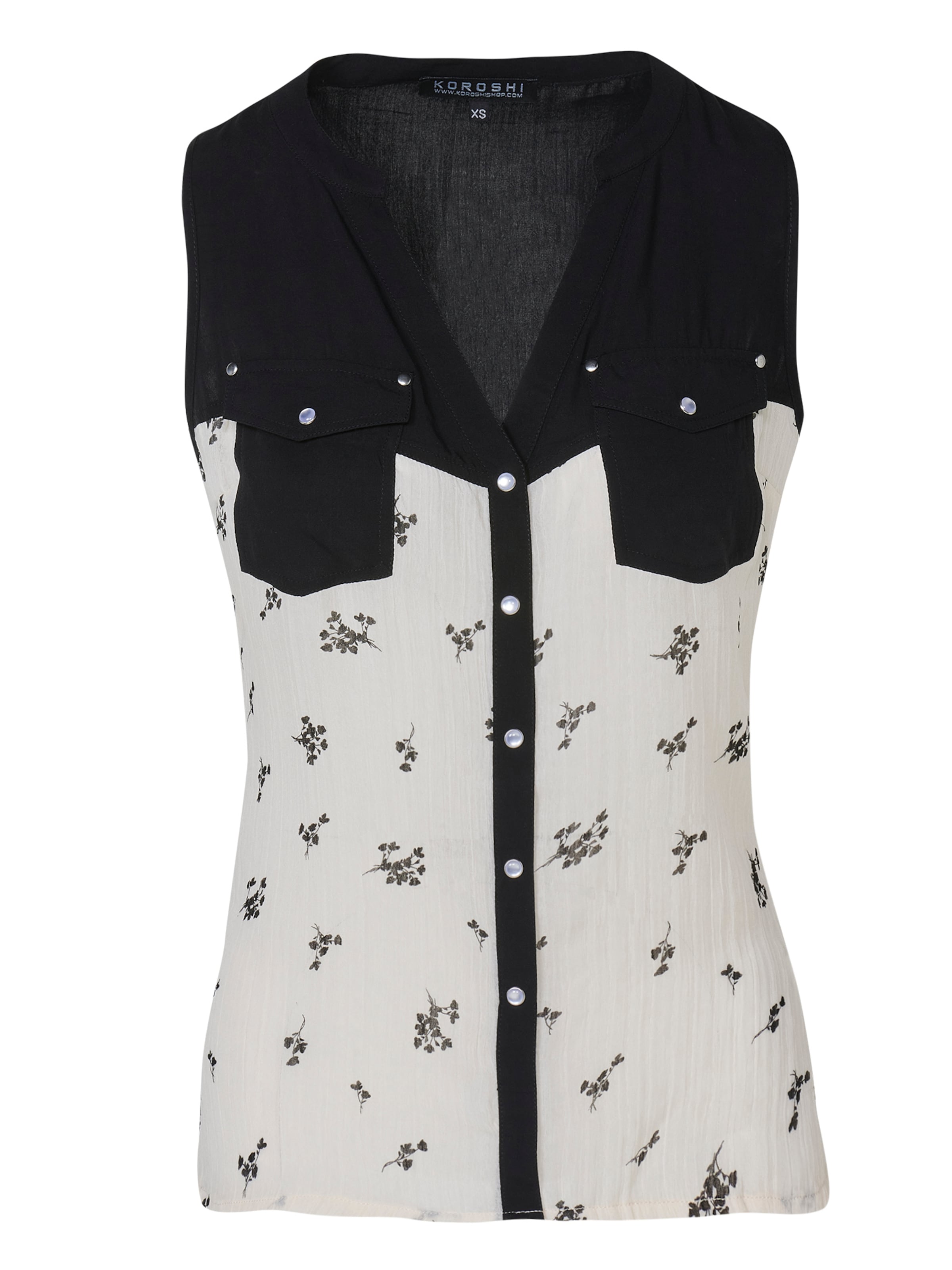 KOROSHI Blúzka - Biela: predná strana