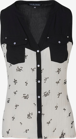 KOROSHI Blouse in White: front