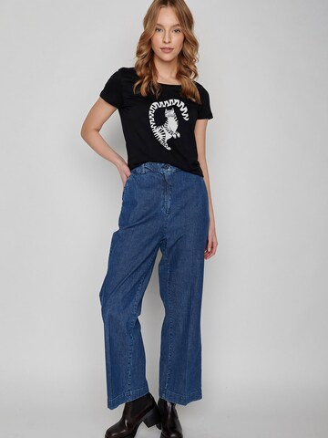 T-shirt 'Animal Cat Tour' GREENBOMB en noir