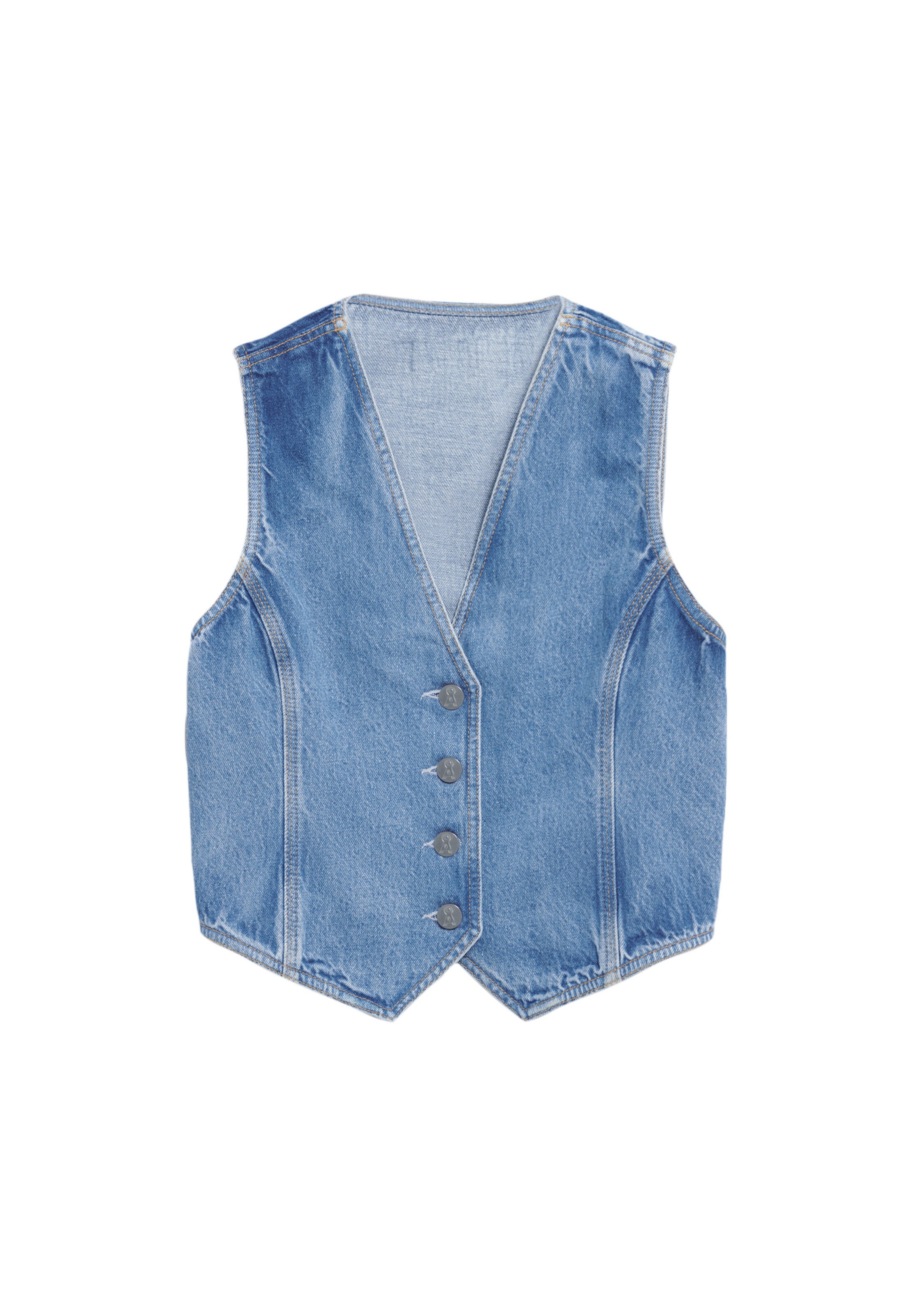 ARMEDANGELS Weste 'Sineraa' in Blau: Vorderseite