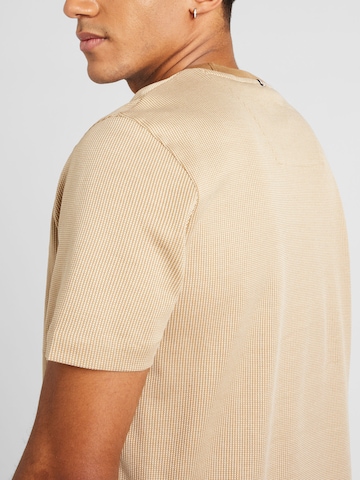 BOSS Black T-Shirt 'Tiburt 426' in Beige