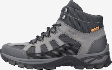 Rieker Lace-Up Boots in Grey