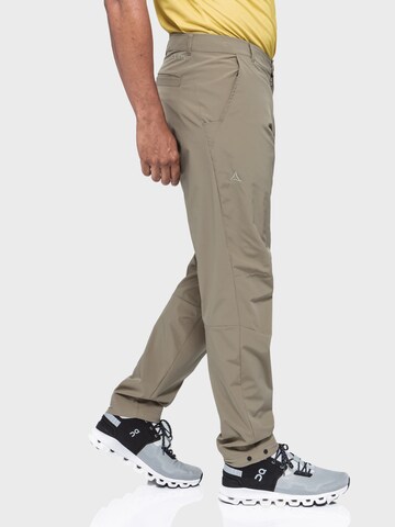 Schöffel Regular Outdoorbroek ' Urban CIRC Pants Style Baguio MNS ' in Bruin
