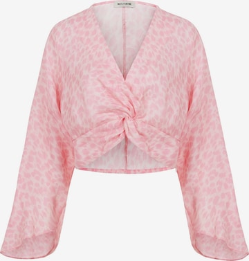NOCTURNE Blouse in Pink: front