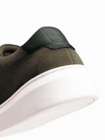 Baskets basses Ombre en vert