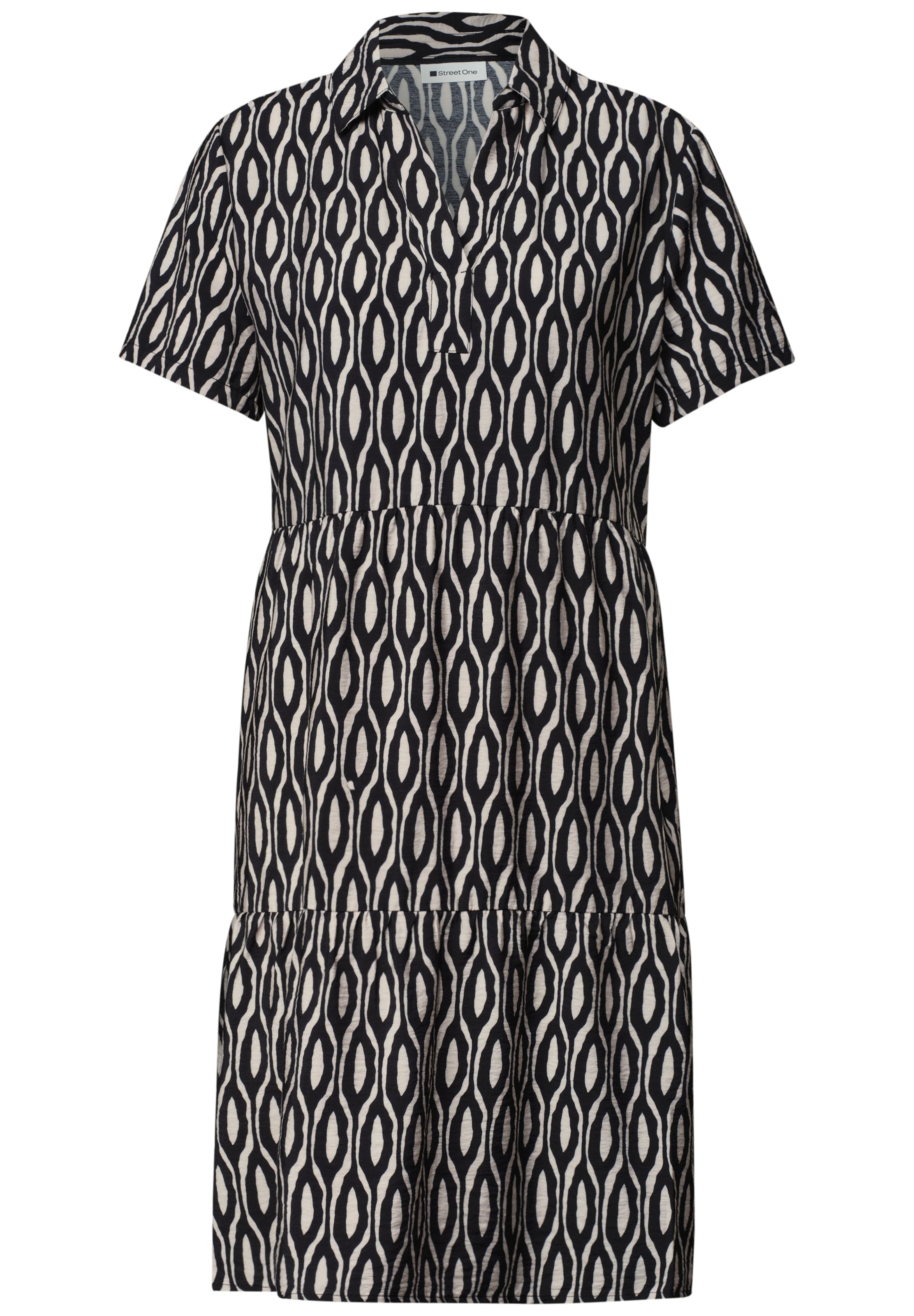 STREET ONE Kleid in Beige: Vorderseite
