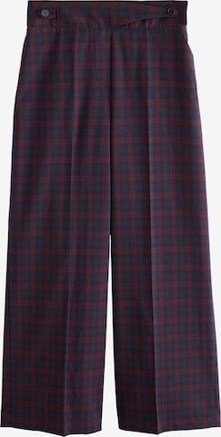 Next Wide Leg Suorat housut värissä ruskea: etupuoli