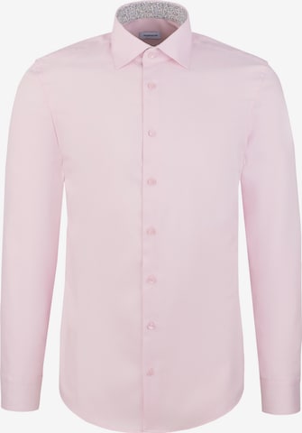 Chemise business 'Schwarze Rose' SEIDENSTICKER en rose : devant