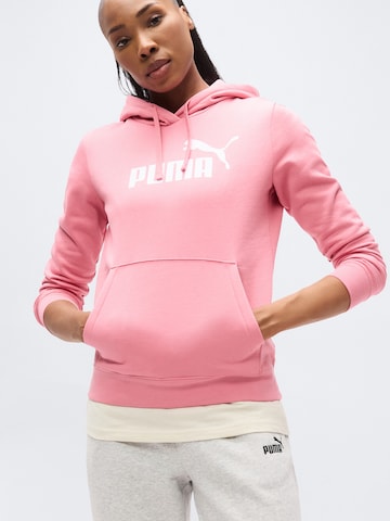 PUMA Sports sweatshirt 'ESS No. 1' in Pink