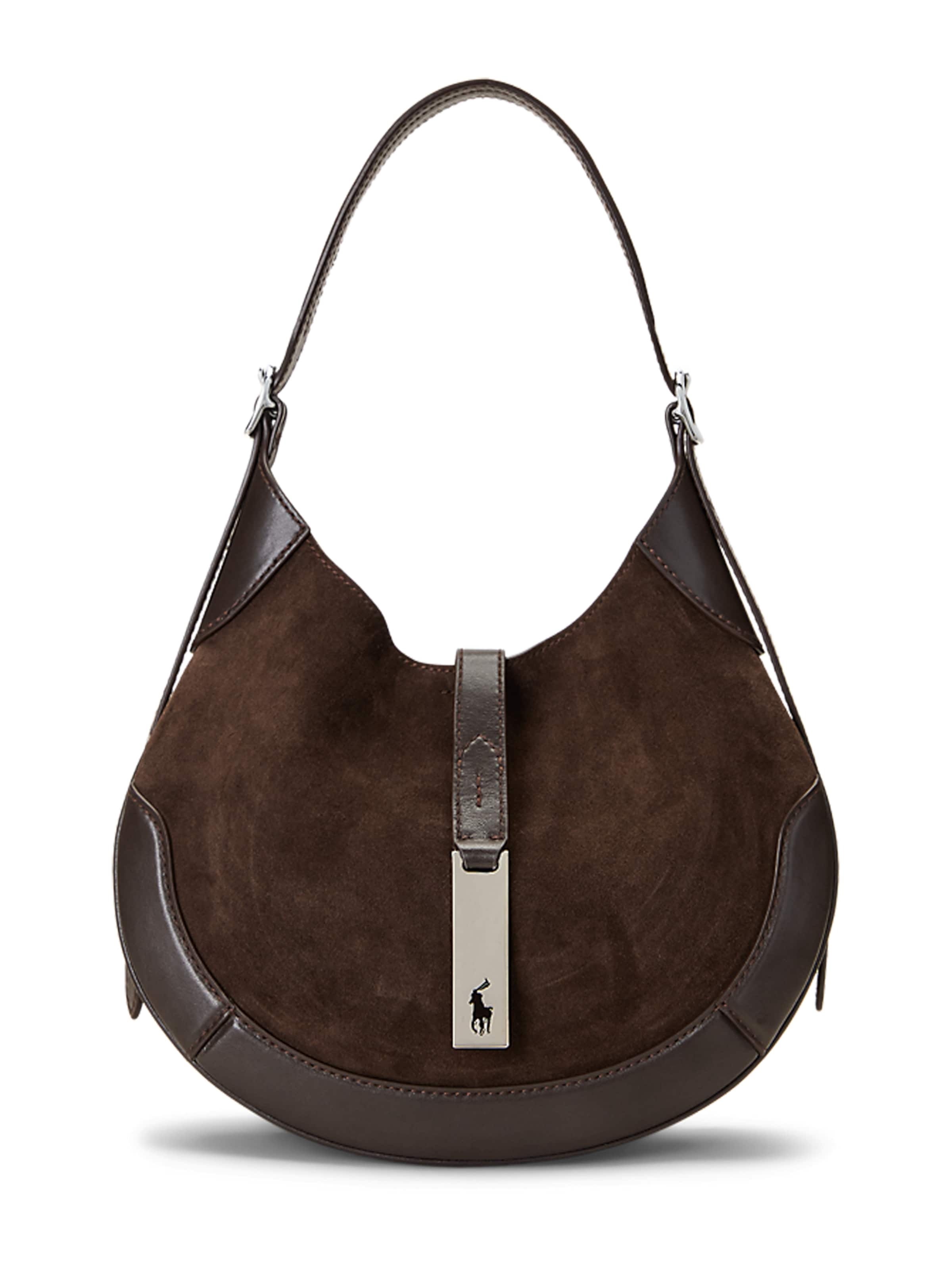 Polo Ralph Lauren Torba za čez ramo | rjava barva