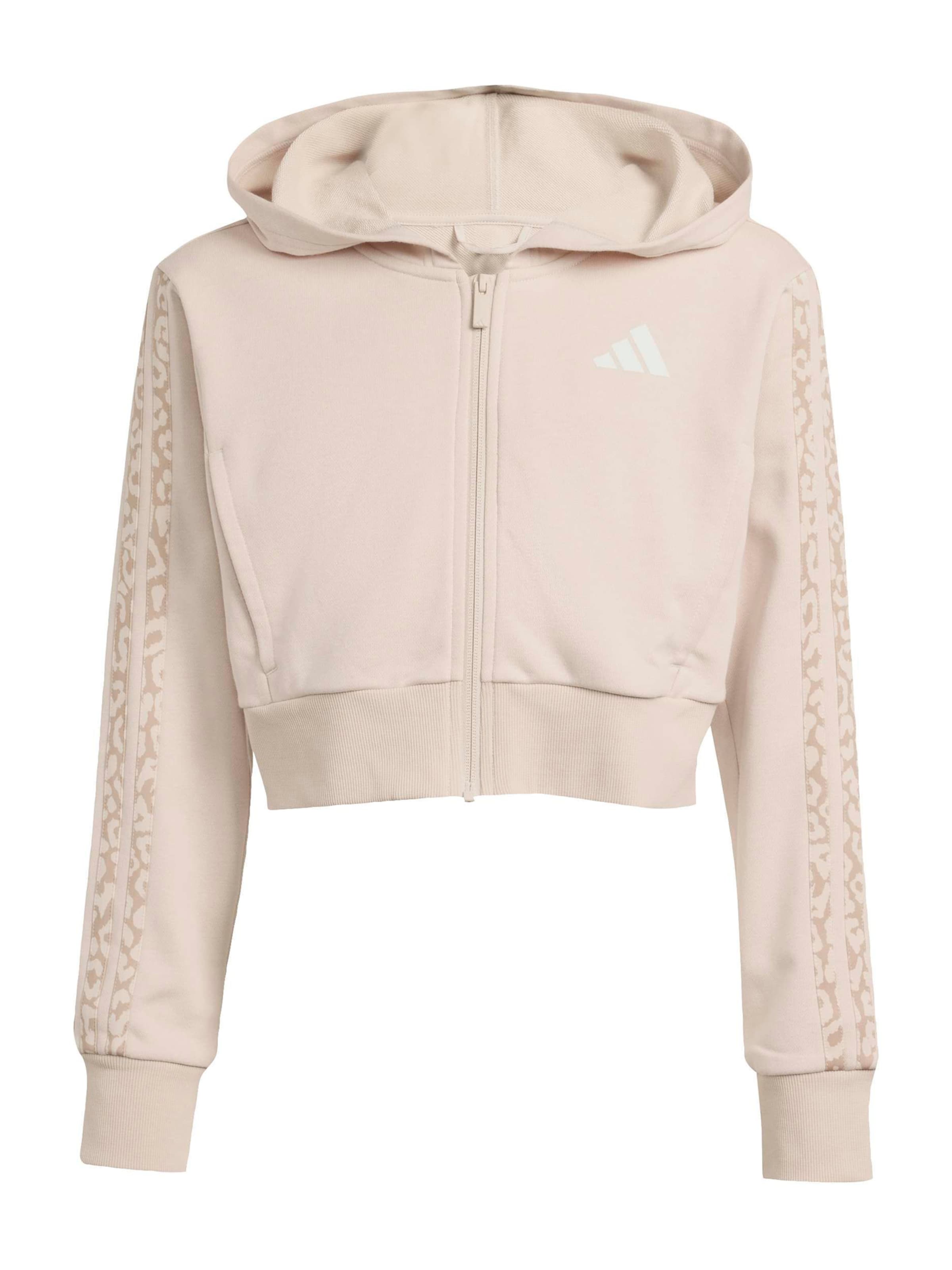 ADIDAS SPORTSWEAR - Sudadera con cremallera deportiva en gris: frente