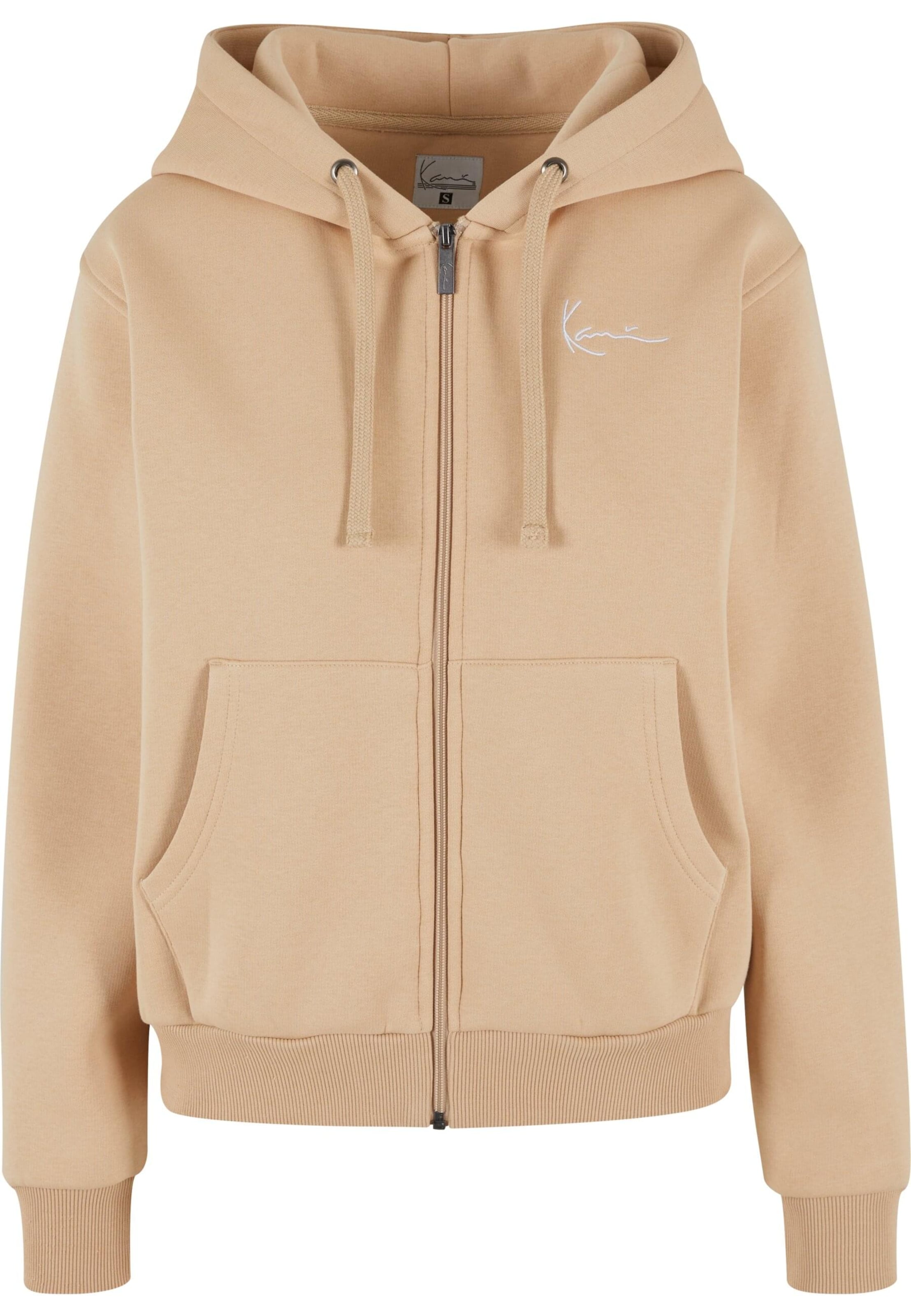 Karl Kani Sweatjakke 'Essential' i beige: forside