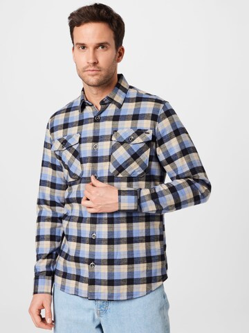 No Excess Regular fit Button Up Shirt in Mixed colors: front