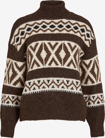 VILA - Jersey 'VILAENA' en marrón: frente