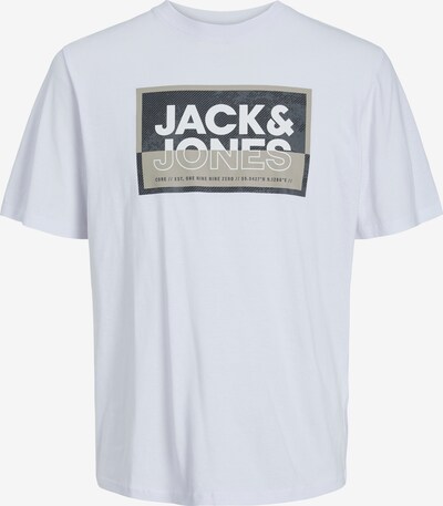 JACK & JONES Μπλουζάκι 'LOGAN' σε μπλε / τέφρα / λευκό, Άποψη προϊόντος
