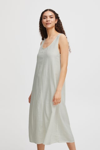 b.young Summer Dress in White: front