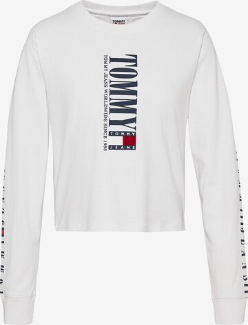 Tommy Jeans Skjorte i hvit: forside