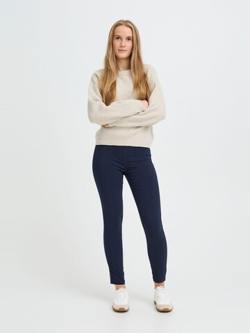 Oxmo Slim fit Trousers 'Keily' in Blue